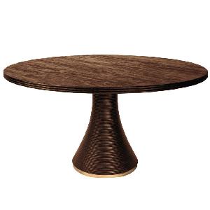 PTMD Arca Rib table brown-gold 150 cm