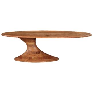 PTMD Nemo natural acacia wooden dining table oval 220cm