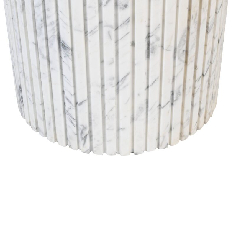 PTMD Neelim White Marble eettafel rond 122 cm - Afbeelding 3