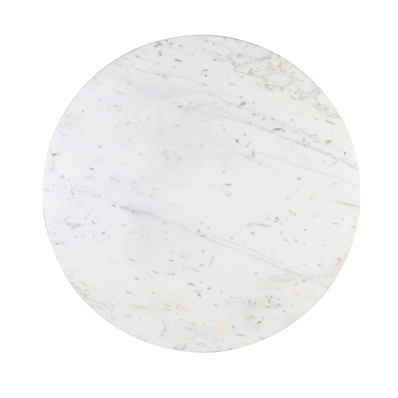 PTMD Neelim White Marble eettafel rond 122 cm - Afbeelding 4