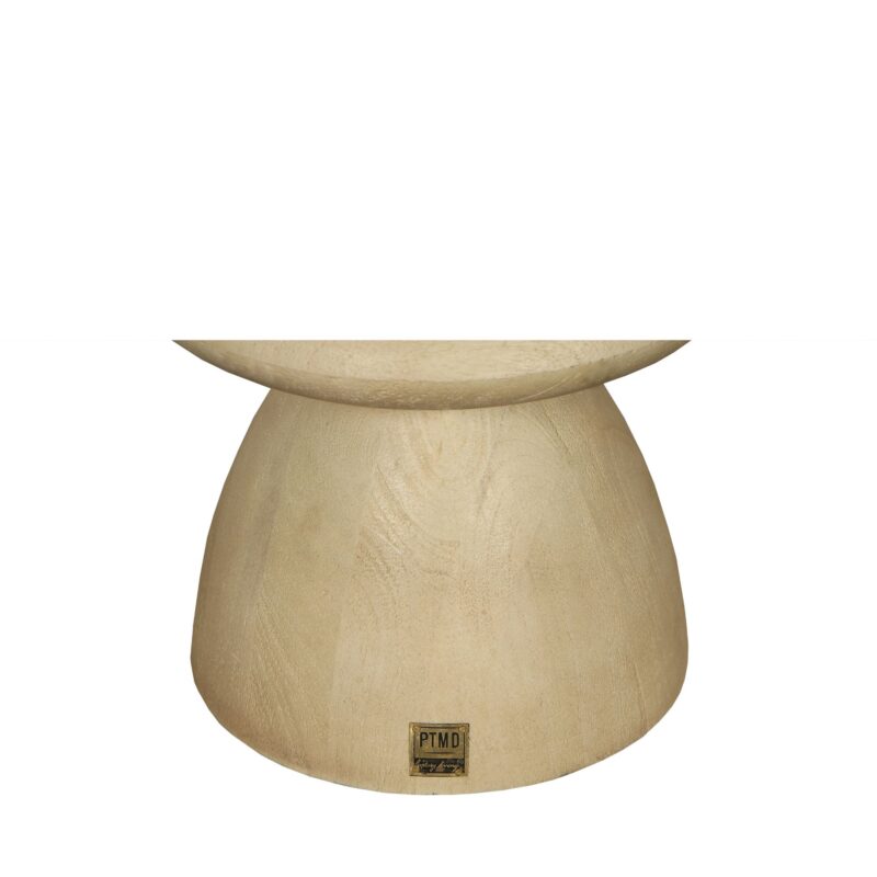 PTMD Callain Natural tafel rond 90 cm - Afbeelding 3