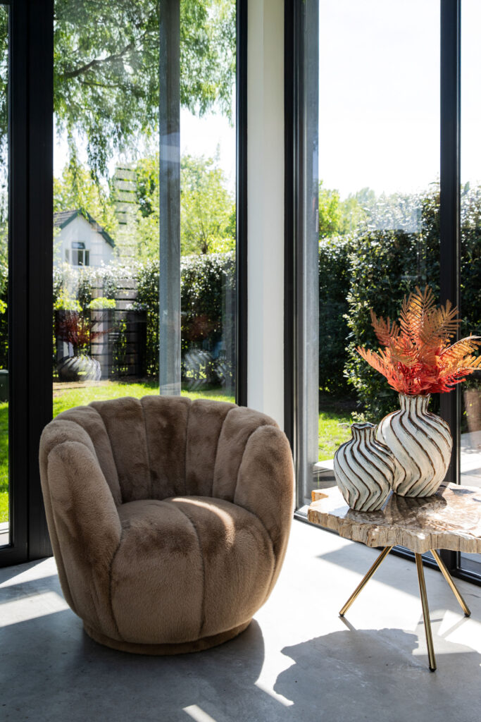 PTMD Furia Mocca fauteuil fur