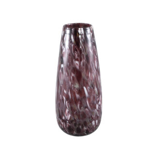 Gindora Purple glass vaas 18,5x18,5x42 cm