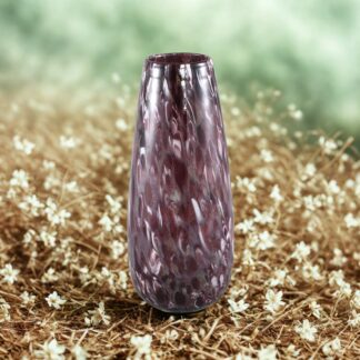 Gindora Purple glass vaas 18,5x18,5x42 cm