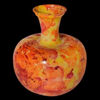 Vaas mosaic geel rood 29x29x34 cm