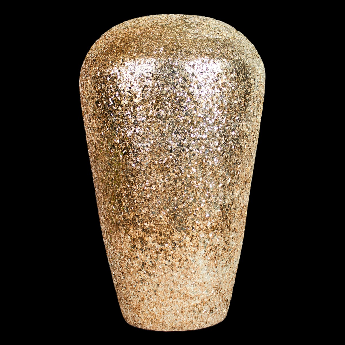 Vaas Champagne goud mosaic 32x32x49cm - Afbeelding 2
