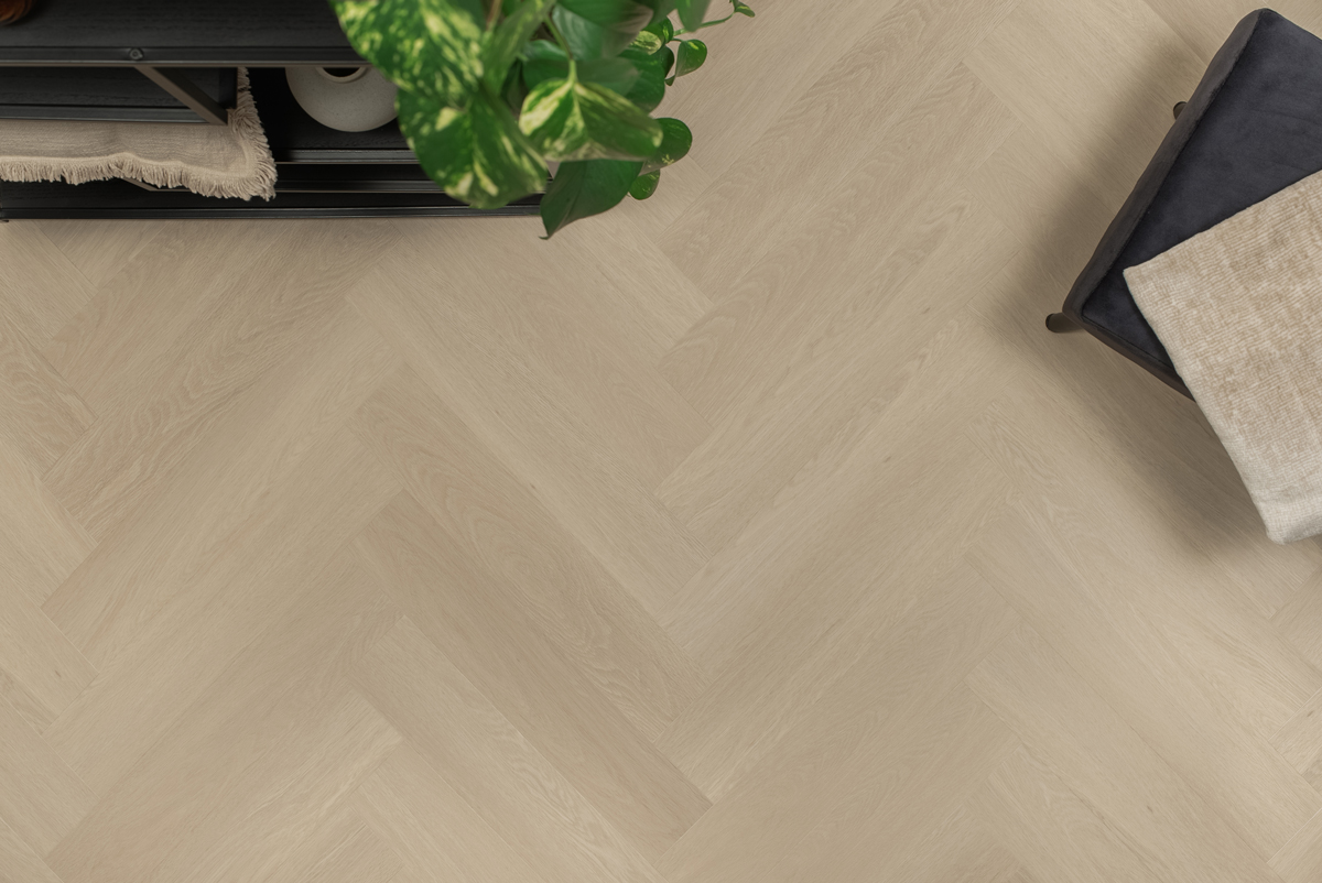 Floer Click PVC visgraat Beige eiken (megamat)
