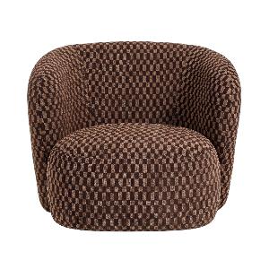 PTMD Aphrodite Dark Brown fauteuil blocked