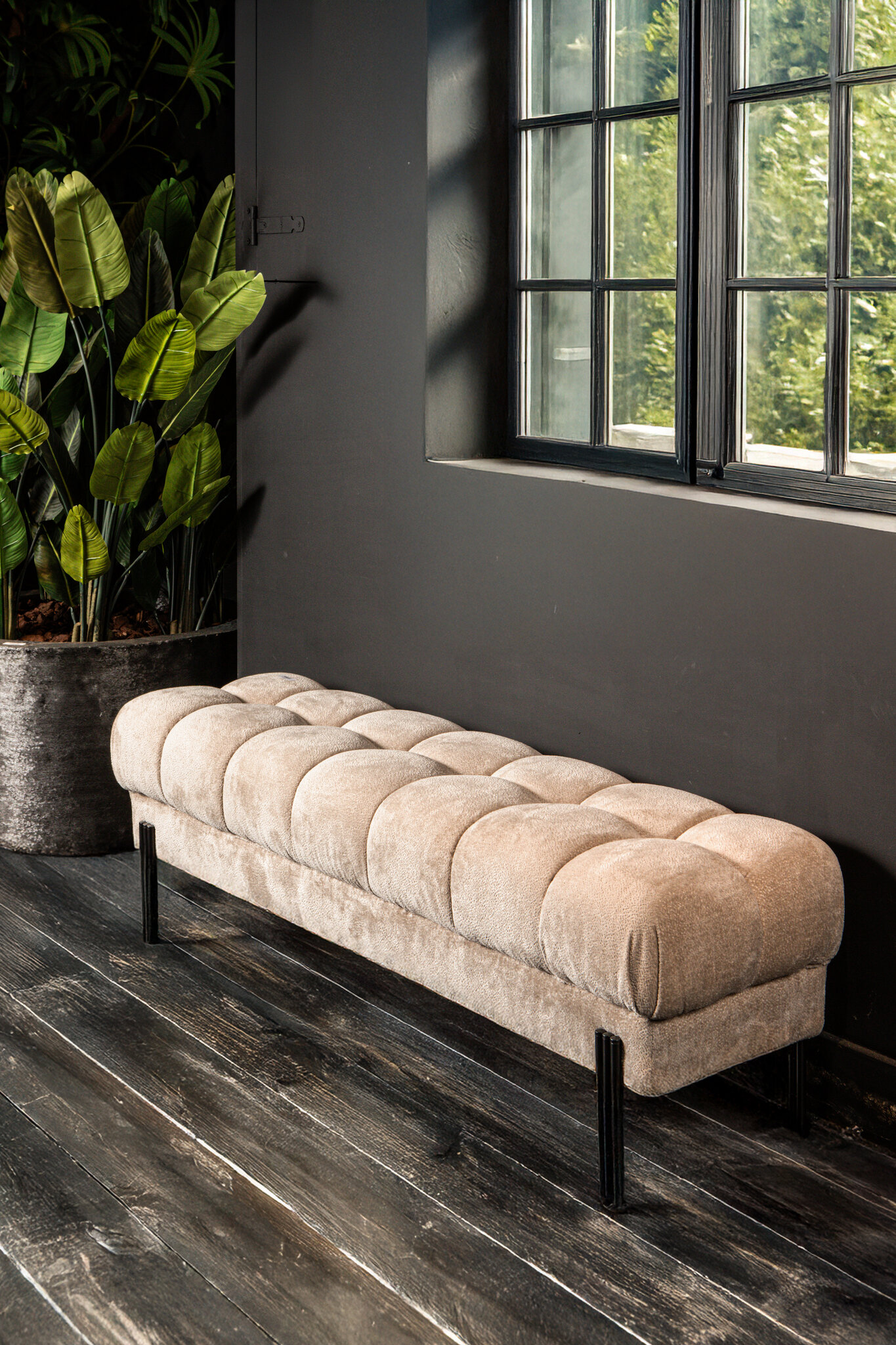 PTMD Melbourne Bench Beige