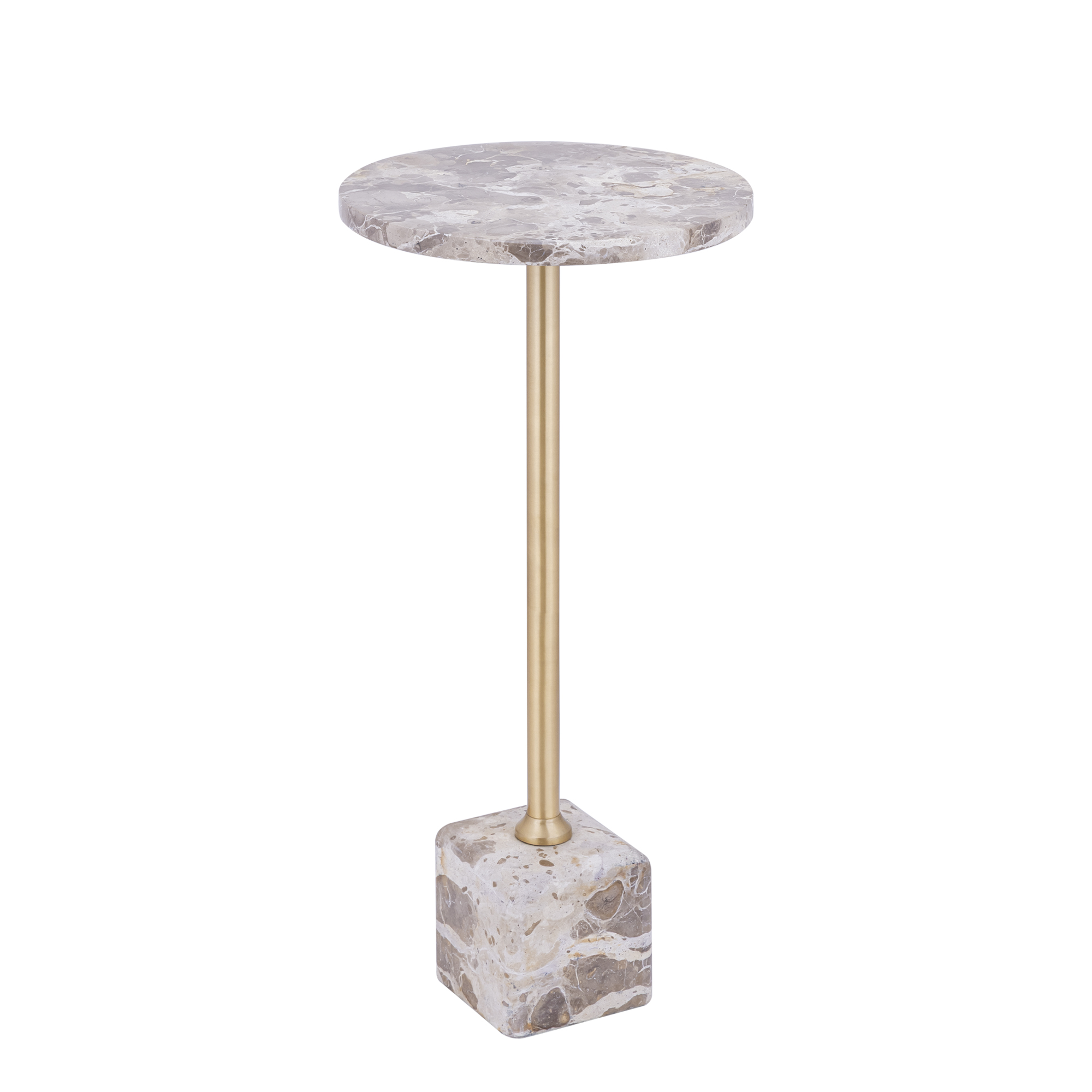 PTMD Ebe bijzettafel marmer 30x30x64 cm
