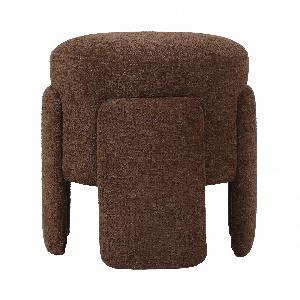 PTMD Pico Brown round poef