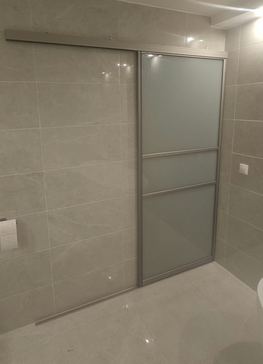 Schuifdeur strak Inox vanaf - Afbeelding 2