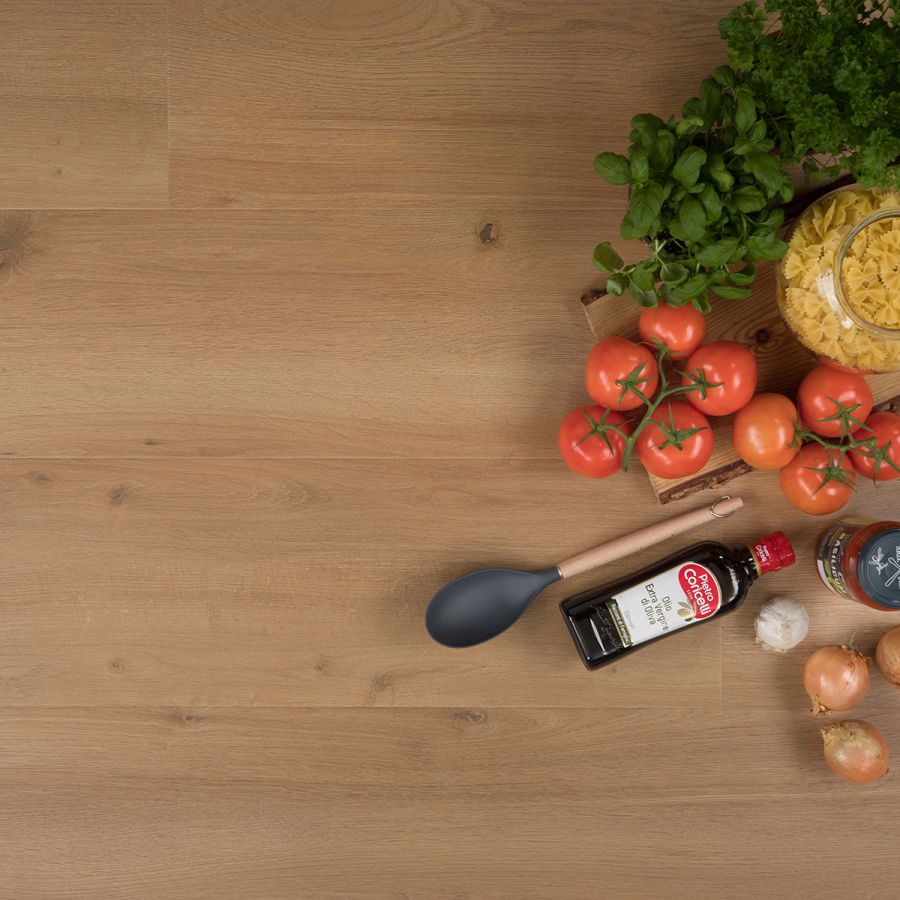 Douwes Dekker laminaat Solide brede plank mosterd